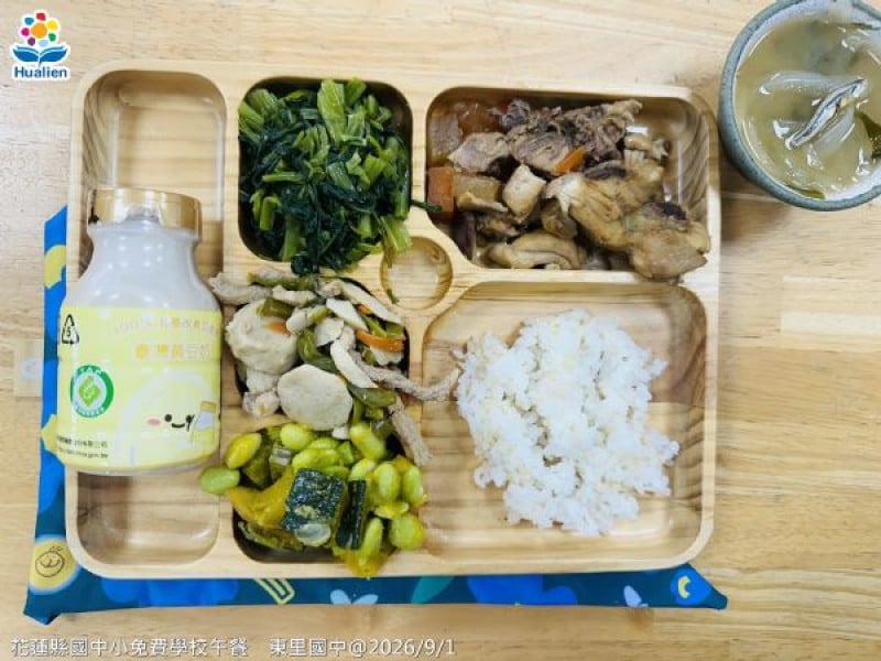 花蓮縣營養午餐再升級！縣長親訪關心師生用餐品質 115學年度擴大照顧高中職及私校