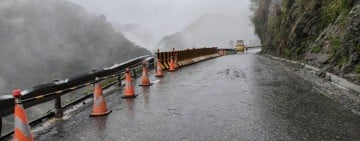 中橫台8線豁然亭路段9月24日起調整交管　每日5時段放行、其餘時間施工管制