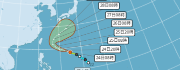 舒力基轉向了！向北分量增大  屬「小鋼炮型秋颱」