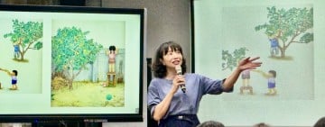 兒童繪本作家首次登島 綠島國小洋溢歡笑與溫馨