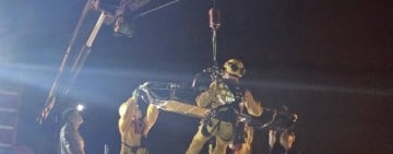 男子深夜墜橋 警消火速救出送醫