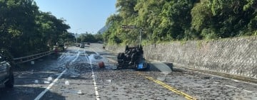 台11線石門洞路段車禍