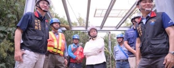 兩潭兩鐵自行車道優化工程進入收尾