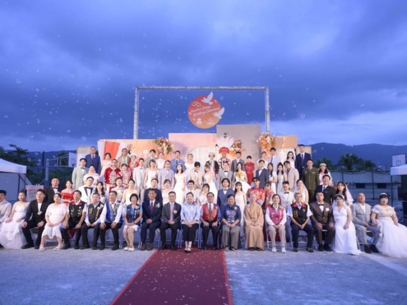 花蓮縣115年秋季集團結婚昨登場