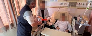 新城鄉長何禮臺關懷火警受傷的消防弟兄 致贈營養慰問金並祝早日康復