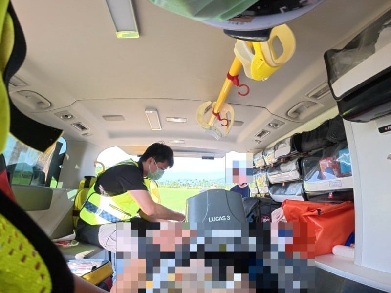 男子倒臥田間OHCA光復分隊搶回一命