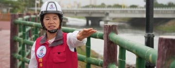 颱風逼近防汛不鬆懈 游淑貞視察榮光抽水站