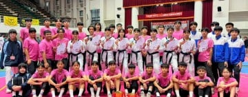 花蓮嘉里跆拳道三級培訓全國總統盃勇奪2金6銅！黃于恩二連霸、蔡子諻72人激戰奪首金