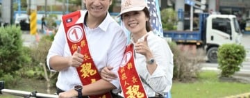 抽中1號！魏嘉賢啟動全縣車隊掃街