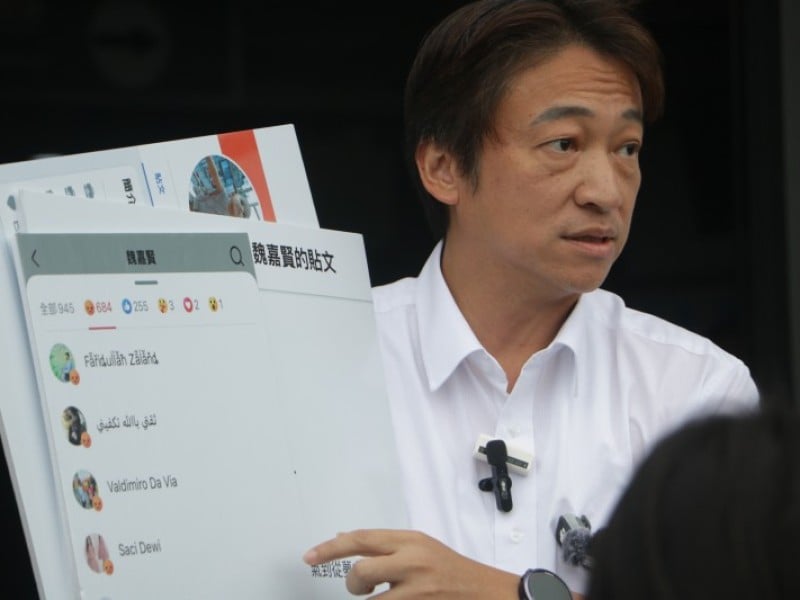 魏嘉賢控遭網軍殭屍帳號灌爆今提告