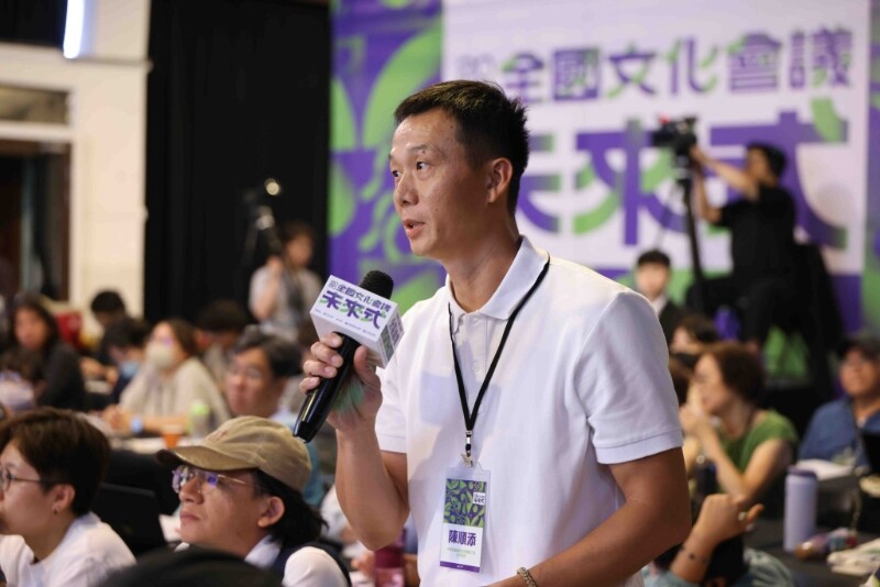 中華民國傳統匠師產業工會會長陳順添除了提出關於匠師人才培育技術保存等具體建議他提醒面對文化資產未來式最重要的是現在所有的樣態將決定未來所有的型態_1eed7.jpg