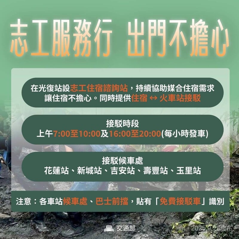 志工服務行 出門不擔心